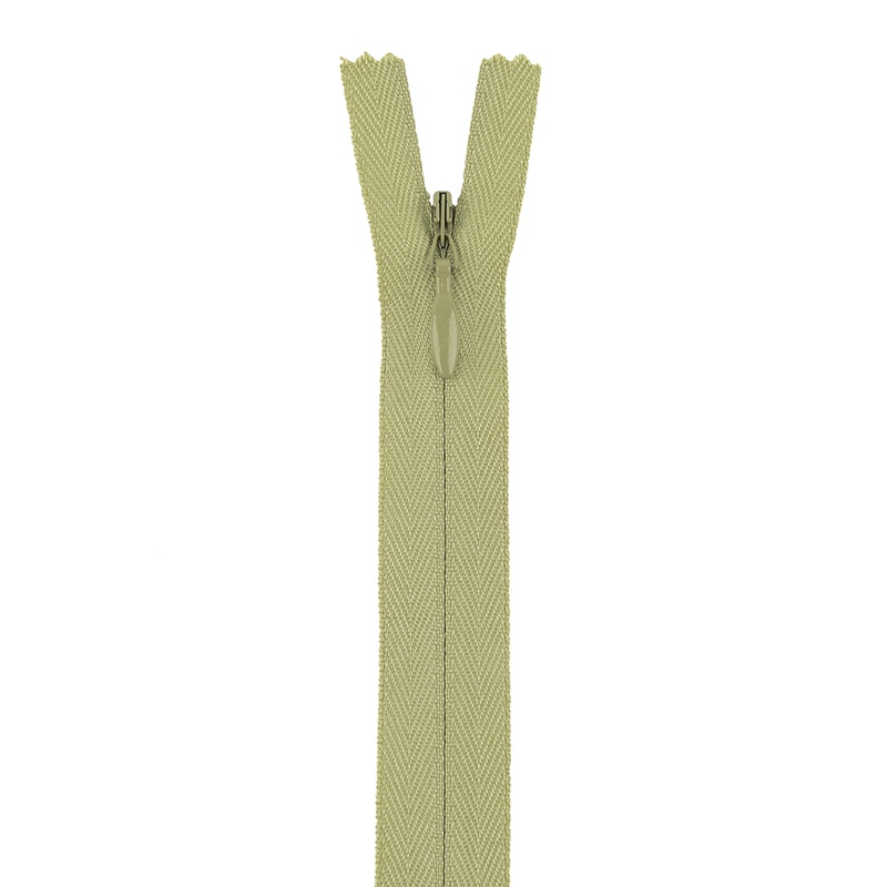 Invisible Zipper 9″ by YKK – 883 Light Sage