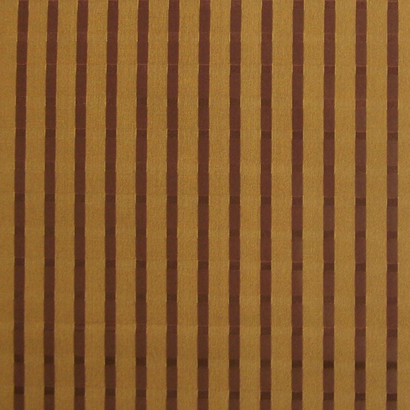 Milazzo Toffee Brown Candy Stripe Drapery Fabric Order Product