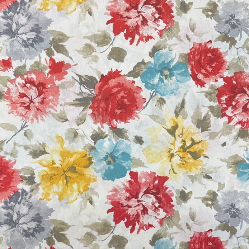 Sheeting 100% Cotton Percale 240cm Floralis Multi
