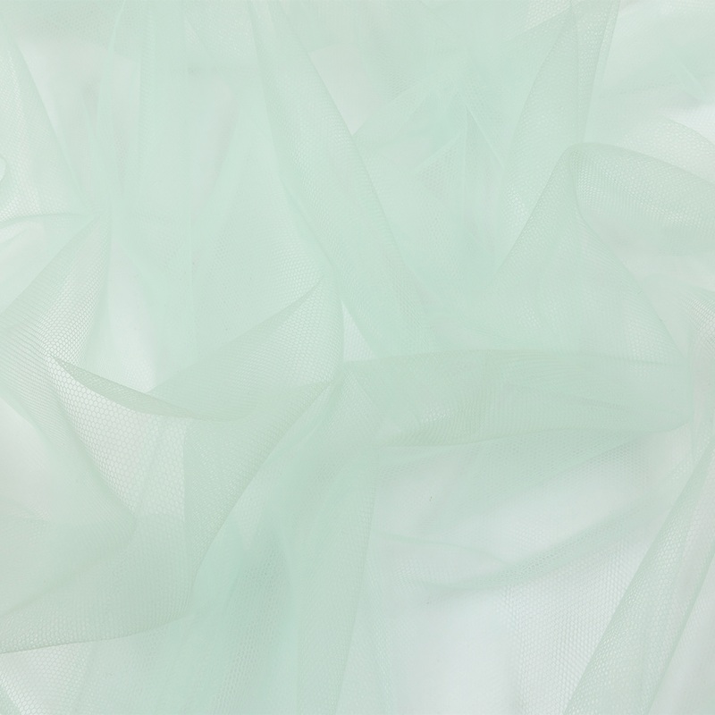 Soft Nylon Tulle – Light Aqua – Leonardo Collection