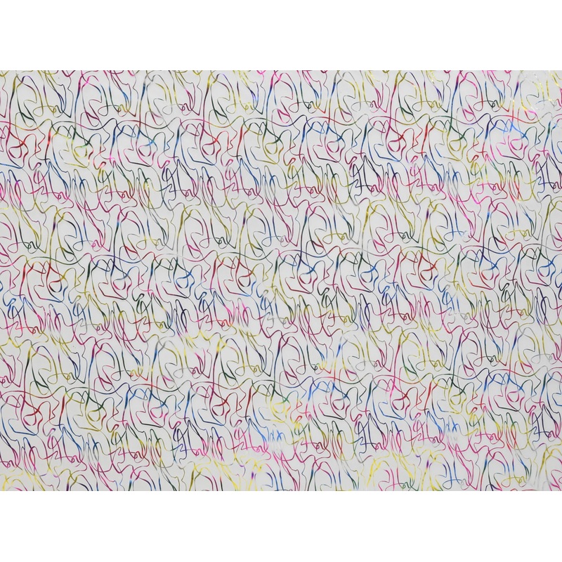 145cm Multi Colour Foil Fancy Organza DR2470-11 DR2470-11
