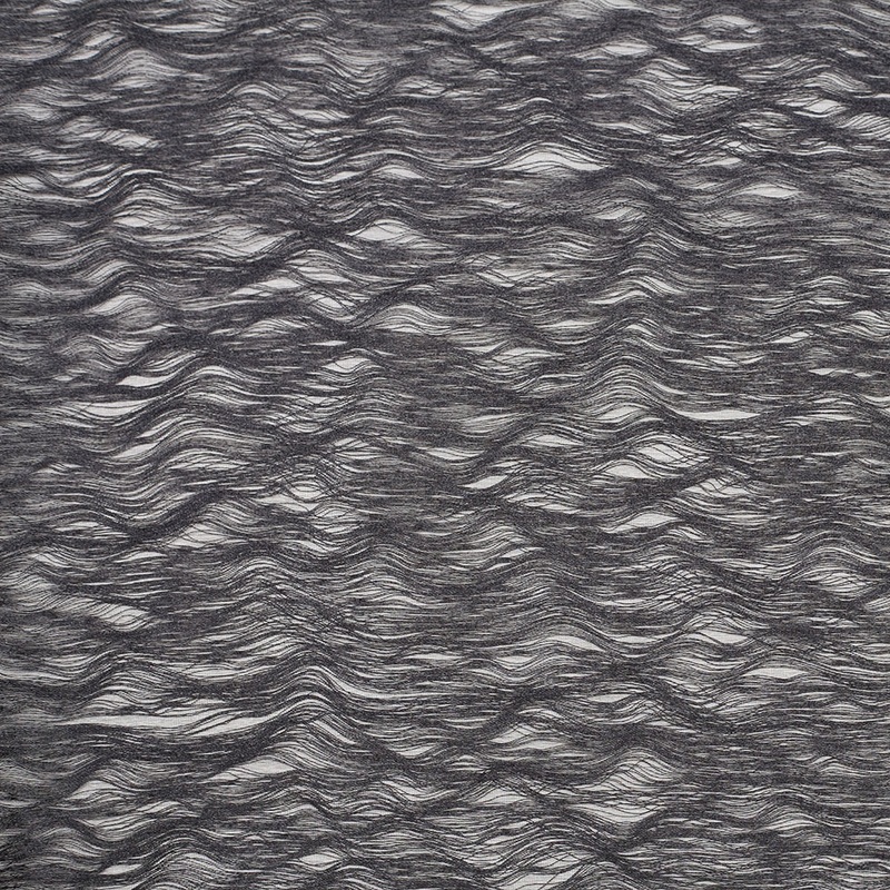 Black Novelty Polyester Sheer