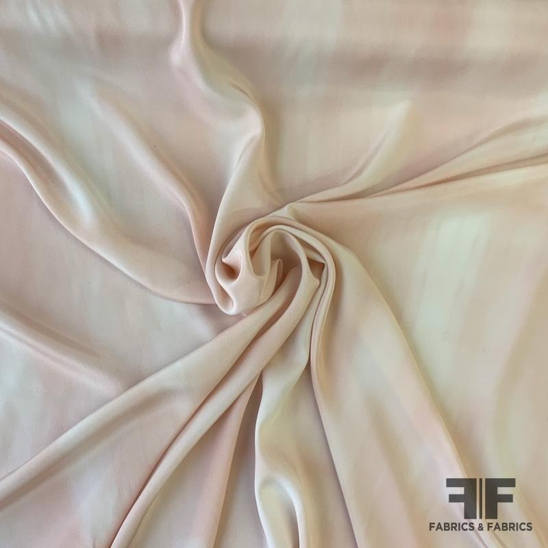 Bleach Dyed Silk Crepe de Chine – Pale Pink Fabric by the Yard