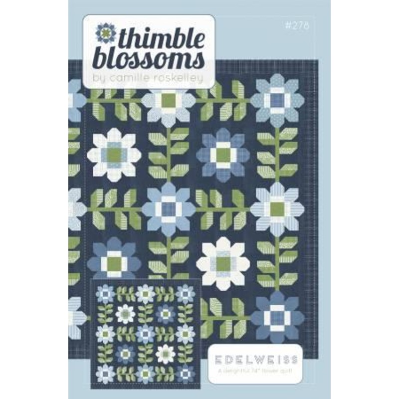 Edelweiss Pattern – Camille Roskelley (74″ x 74″)
