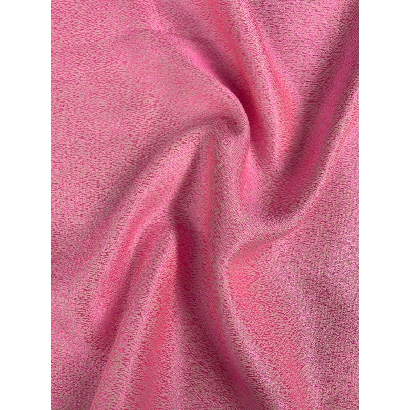 Faint Zig Zag Brocade – Hot Pink Fabric by the Yard