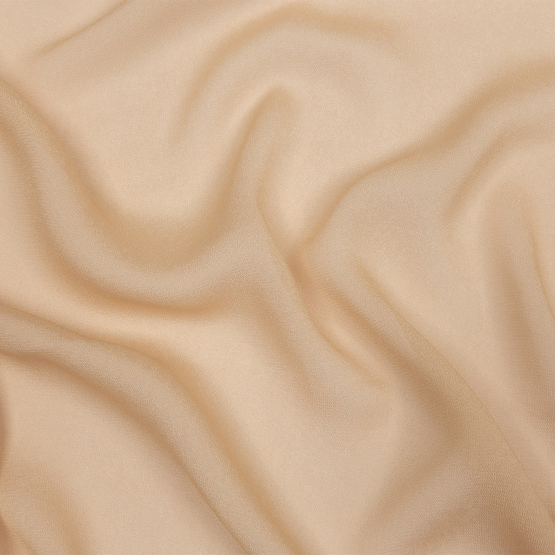 Famous Australian Designer Peach Viscose Georgette