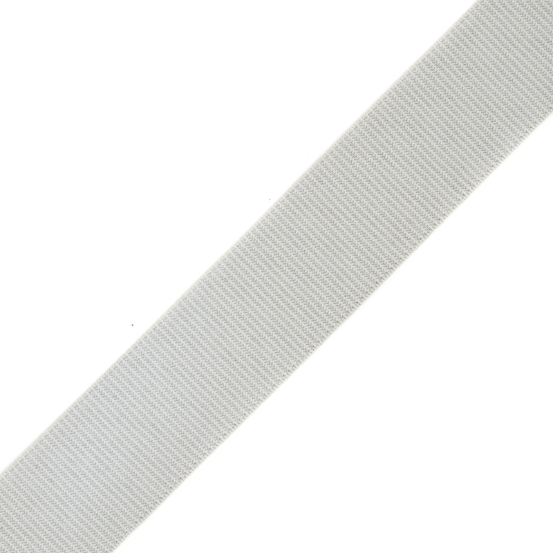Gray Stretch Grosgrain Ribbon – 1″