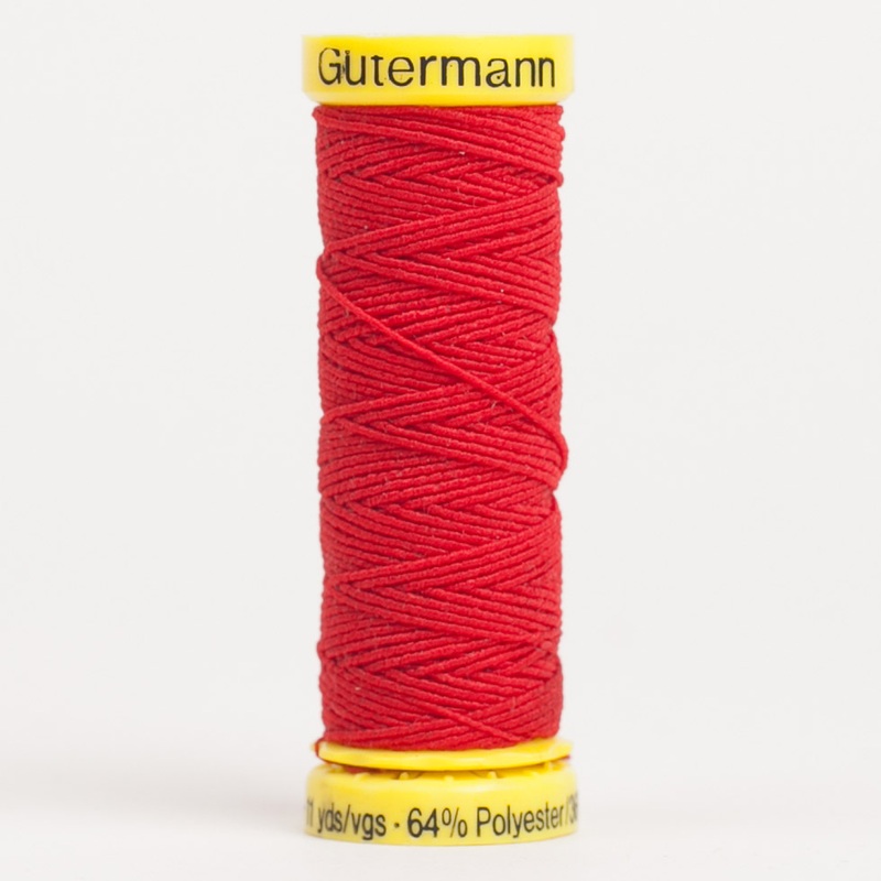 Gutermann Elastic Thread 10m – 2063 Primary Red