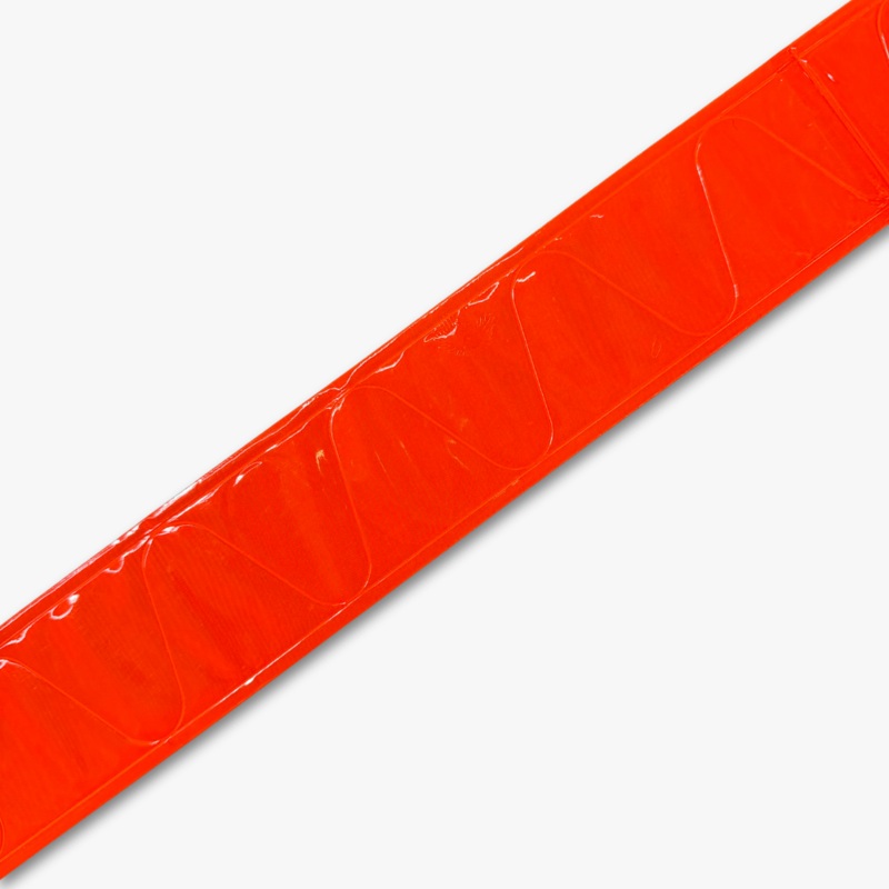 Reflective PVC Tape Orange 50mm – Per Meter
