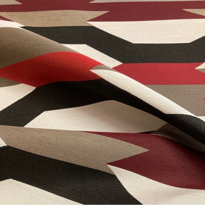 Remnant of Arc-Com Crescendo Ruby Sunbrella Upholstery Fabric Order Product 1