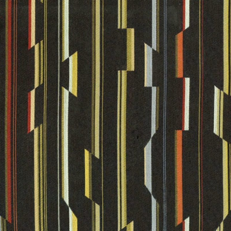 Remnant of Designtex Razor Stripe Black Licorice Upholstery Fabric Order Product 1