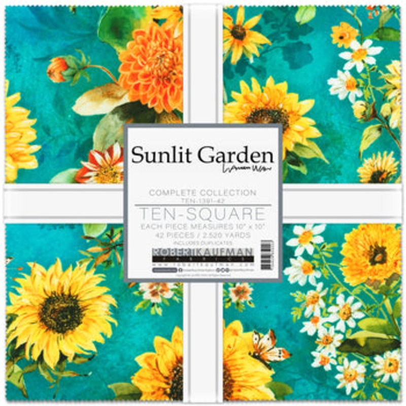 Sunlit Garden 10″ Squares