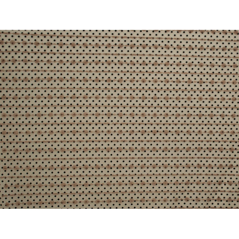 150cm Embroidered Flocking BF476-4 BF476-4