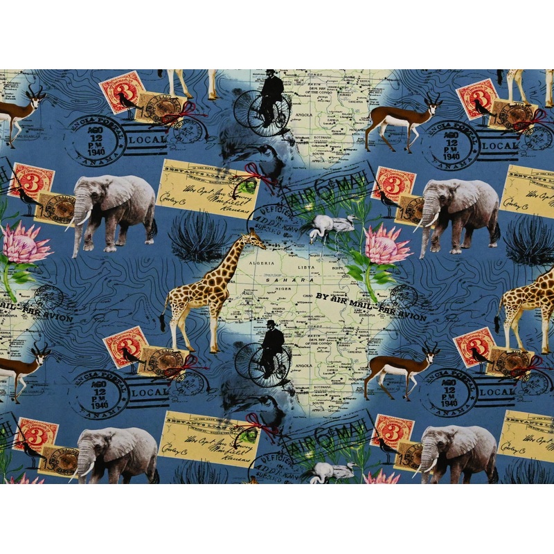 150cm Reactive Cotton Prints  CU1451-6 CU1451-6