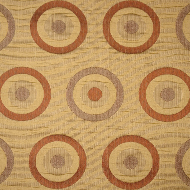 Antique Gold/Spice/Bronze Geometric Woven