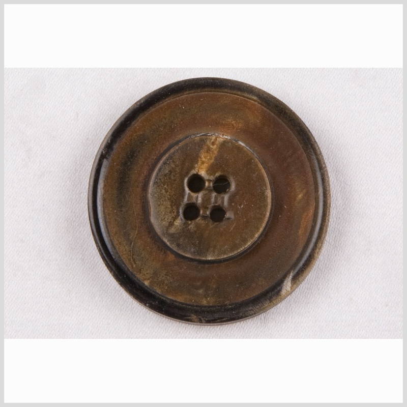 Brown Horn Coat Button – 44L/28mm