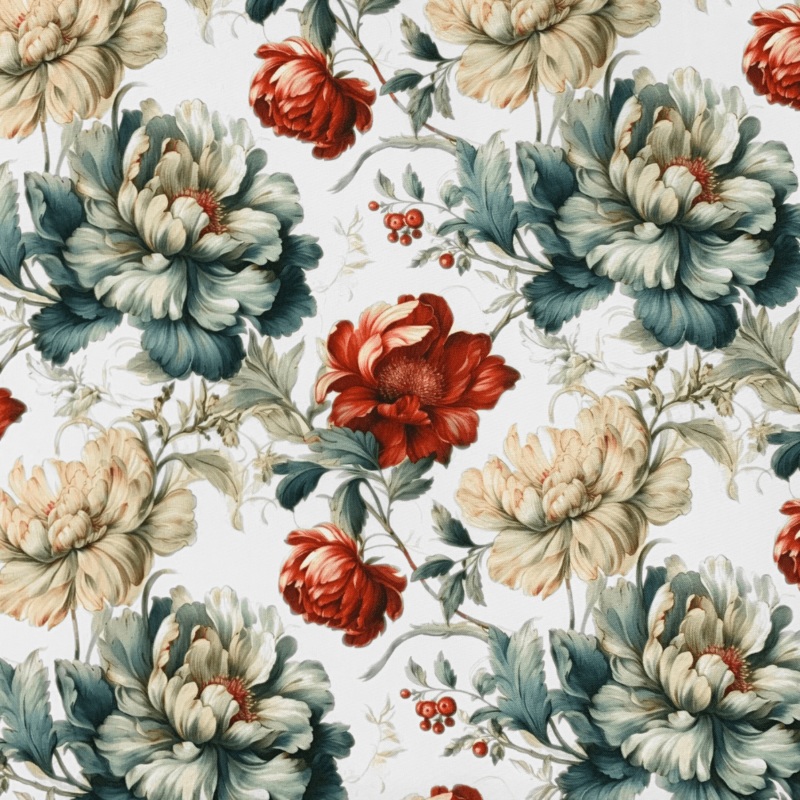 Printed Mini Matt Kyra Red Per Met