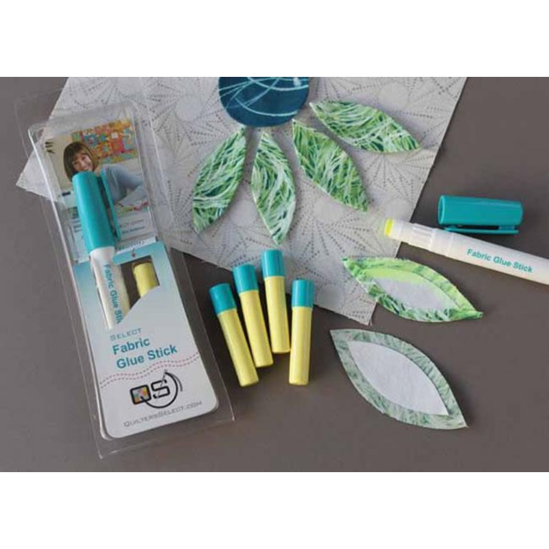 Quilters Select Fabric Glue Stick w/ Refill
