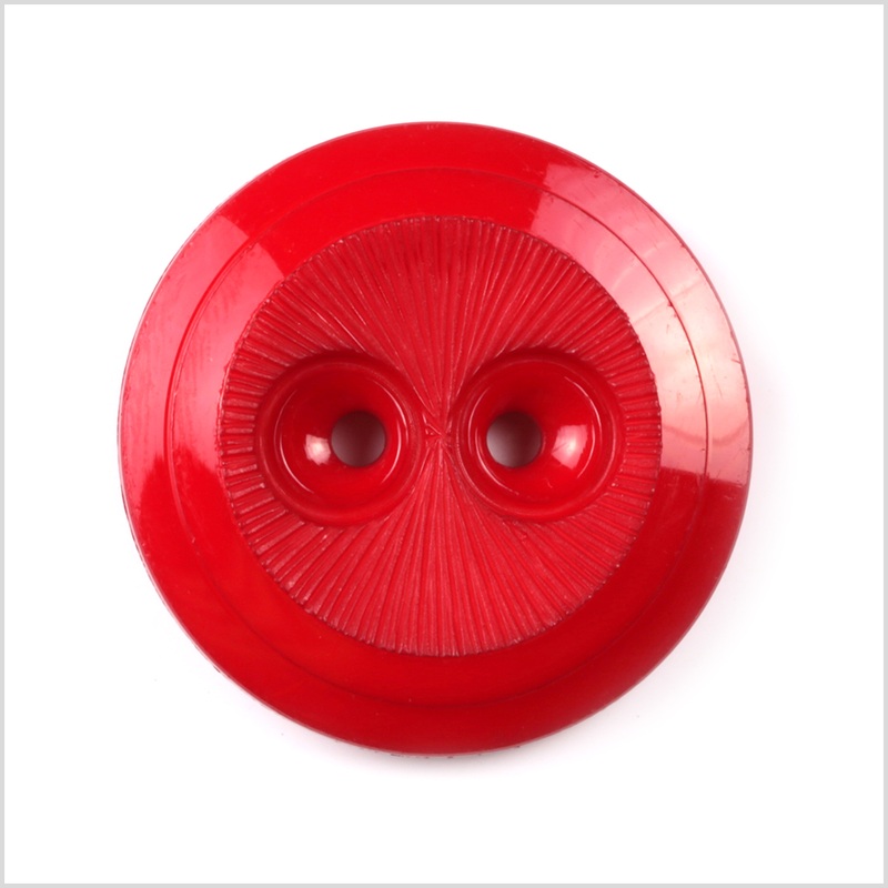 Red Plastic Button – 44L/28mm