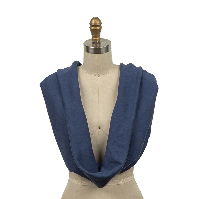 Cotton Tubular 1×1 Rib Knit – Sargasso Sea Blue