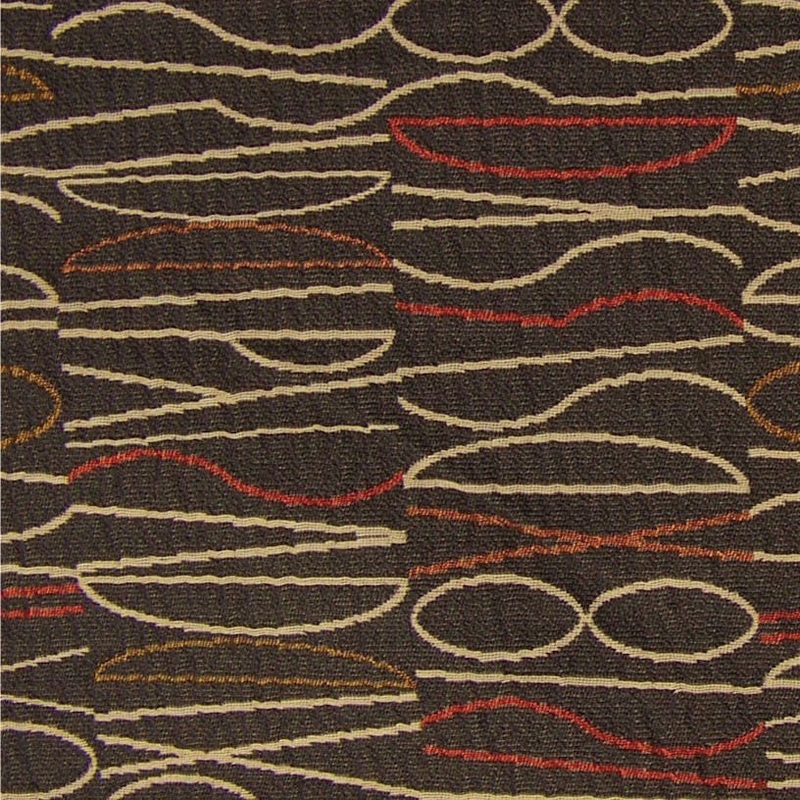 Index Chronicle Colorful Geometric Stripe Grey Upholstery Fabric Order Product