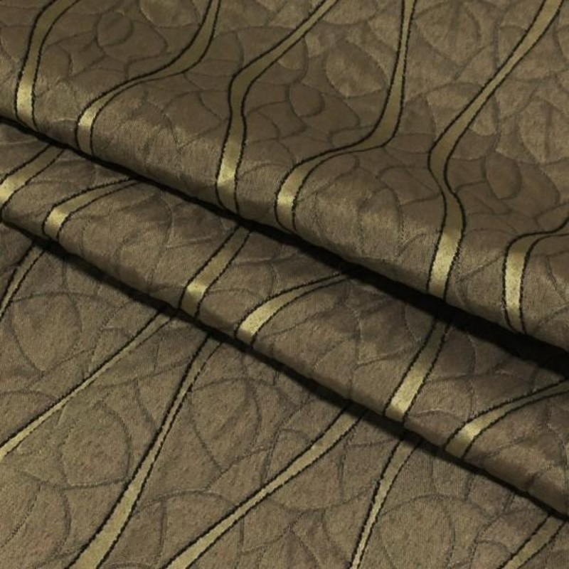 Lola Fawn Textured Brown Drapery Fabric Order Product