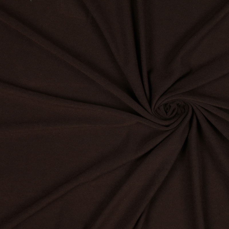 Stretch Rayon Jersey – Chocolate Brown