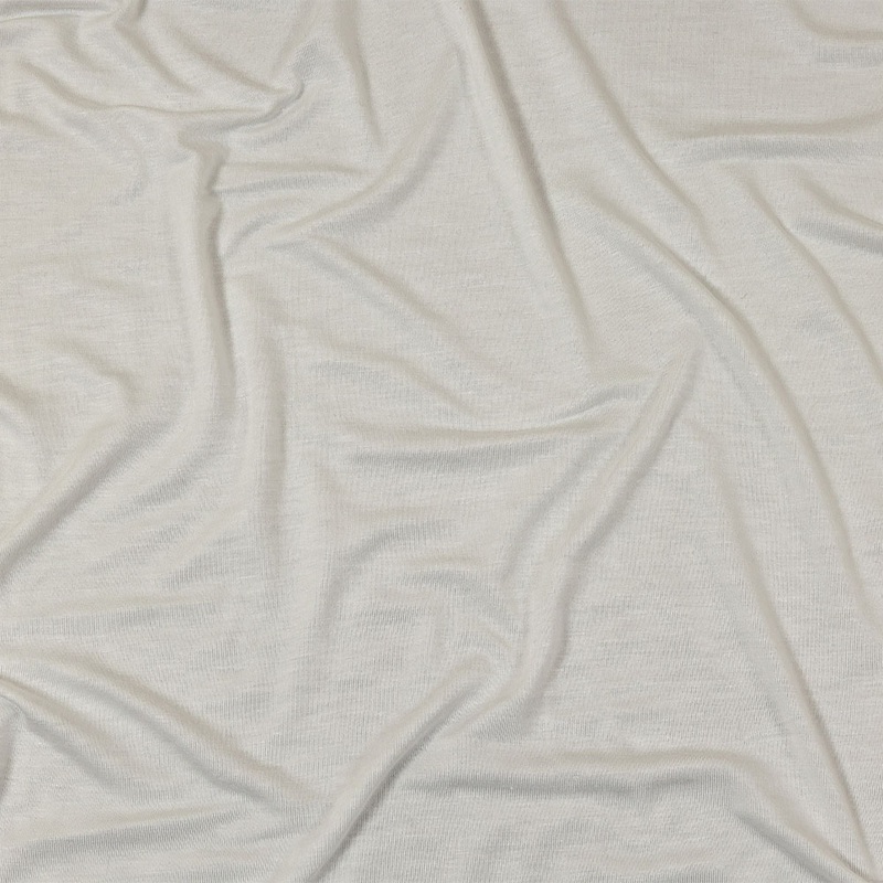 Ultra-Soft Rayon Jersey – White – Cyrus Collection