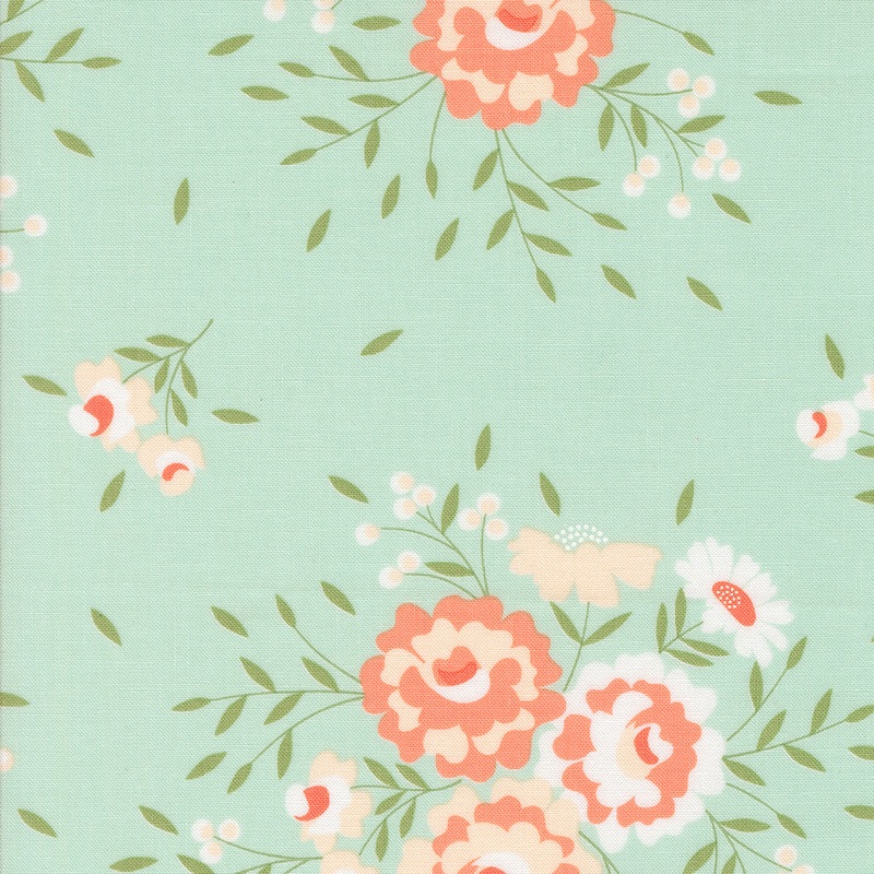 Abloom / Springtime Rose in Robins Egg