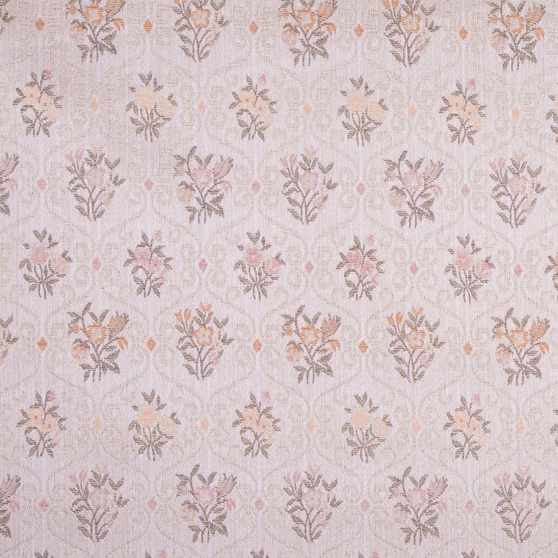 Beige/Moss/Premier Rose/Wheat Floral Woven