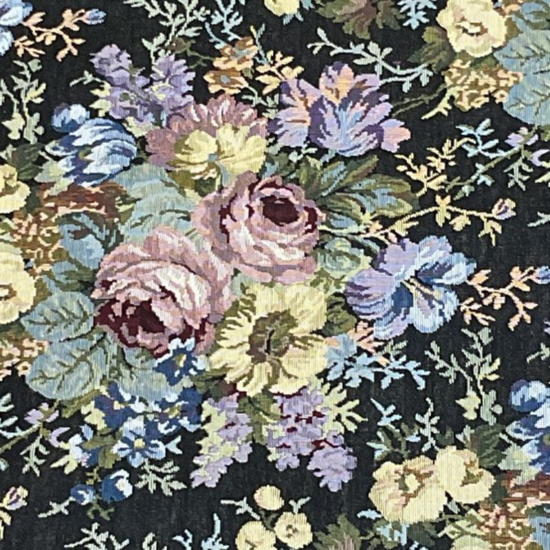 Burch Fabric Madonna Black Upholstery Fabric Order Product