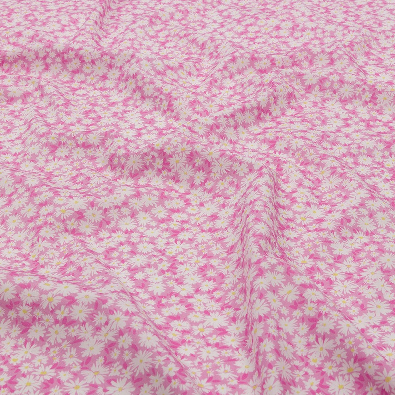 Cotton Poplin – Pink and White Floral – Sunday in the Park Print – Mood Exclusive Secret Garden Collection