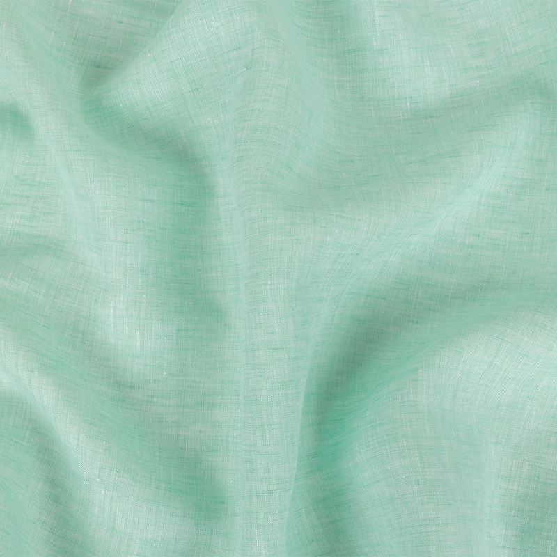 Lightweight Linen Chambray – Heathered Mint – Minerva Collection
