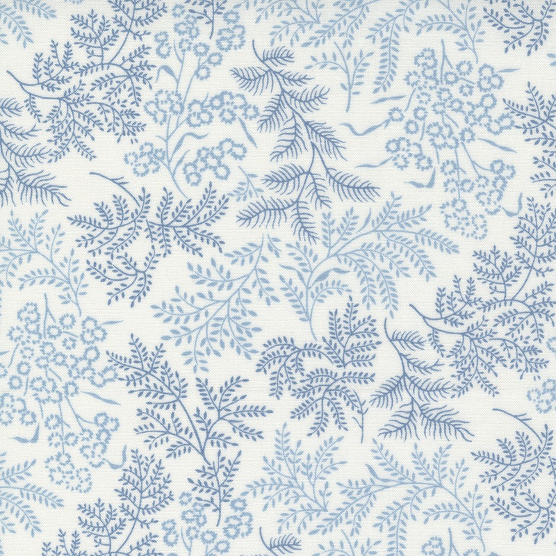 Nantucket Summer / Sconset in Cream & Blue