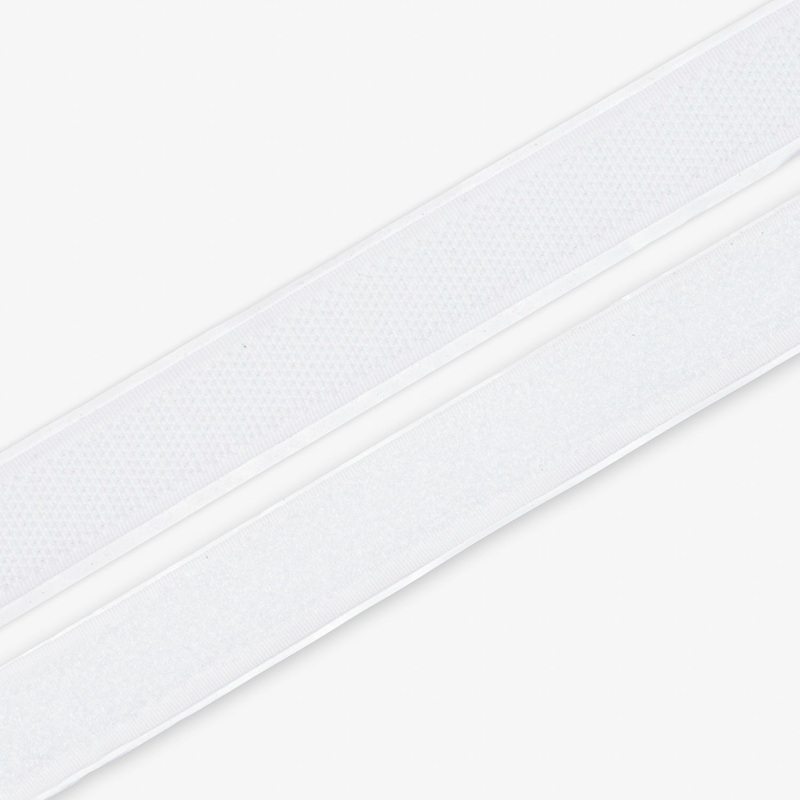 Self Adhesive Velcro 25mm White Per Meter