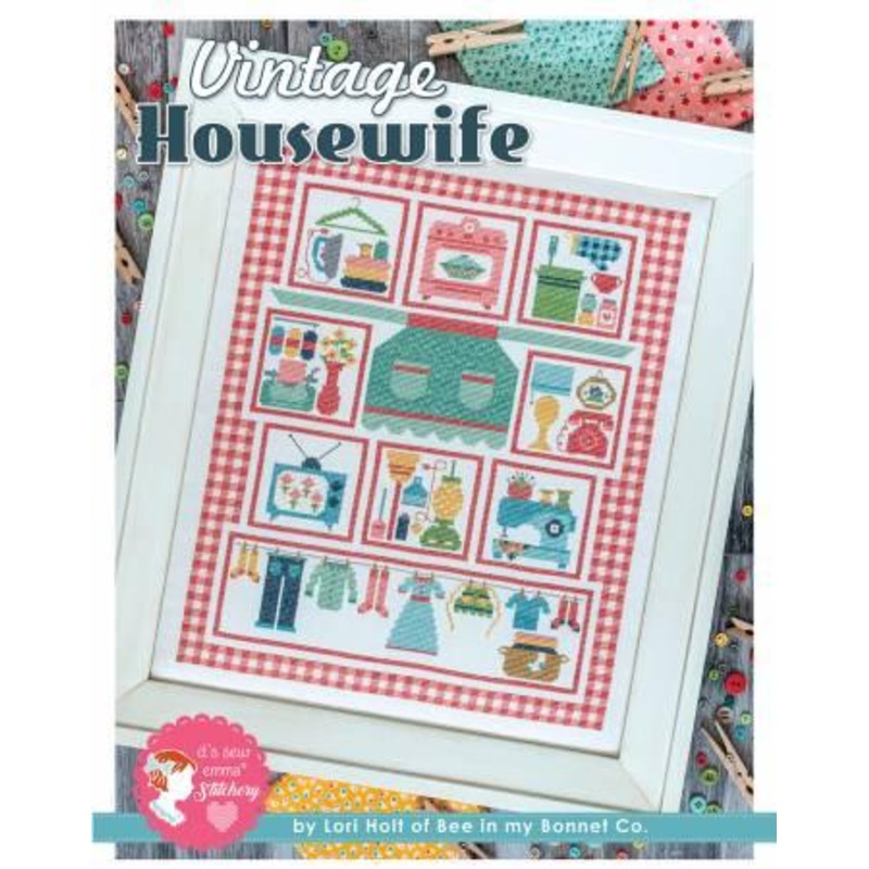 Vintage Housewife – Lori Holt – Cross Stitch Pattern – ISE-450