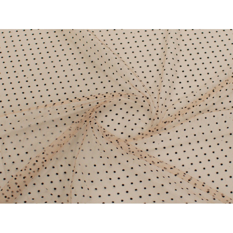 150cm Dot Flocked Tulle DR1908-4 DR1908-4