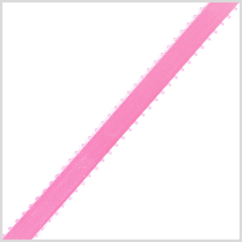 3/8″ Hot Pink Double Face Feather Edge Satin Ribbon