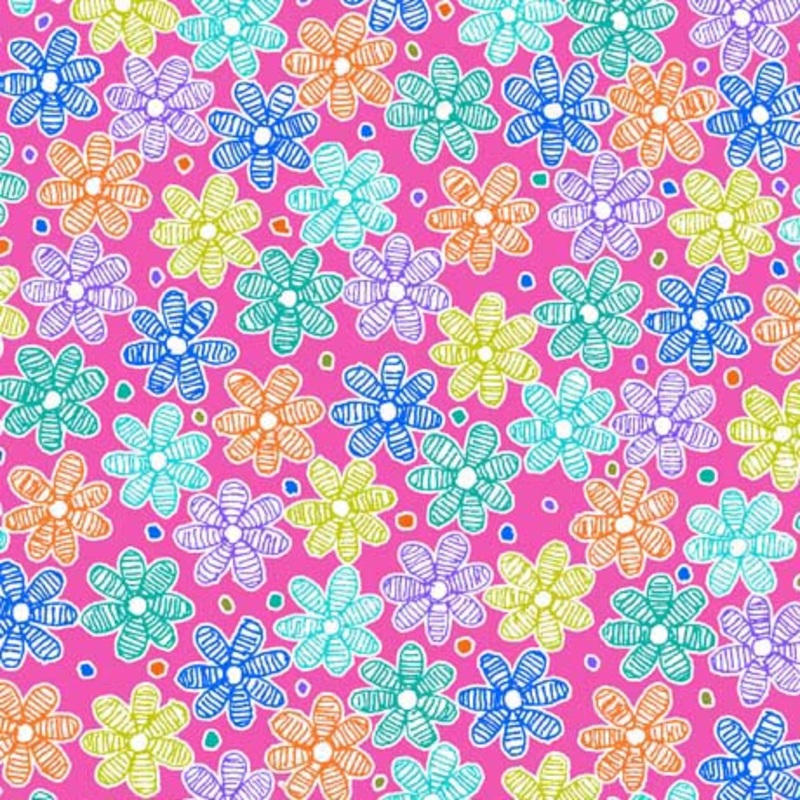 Floral Splash Pink – (2)