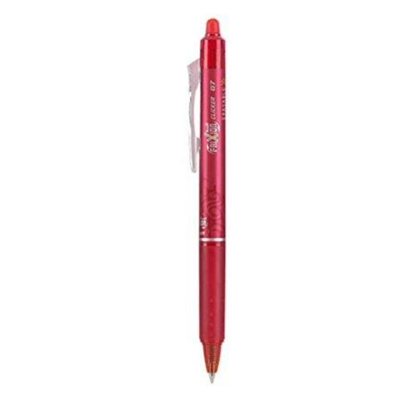 Frixion Clicker Pen Red Fine Point 0.7mm – ONE Pen