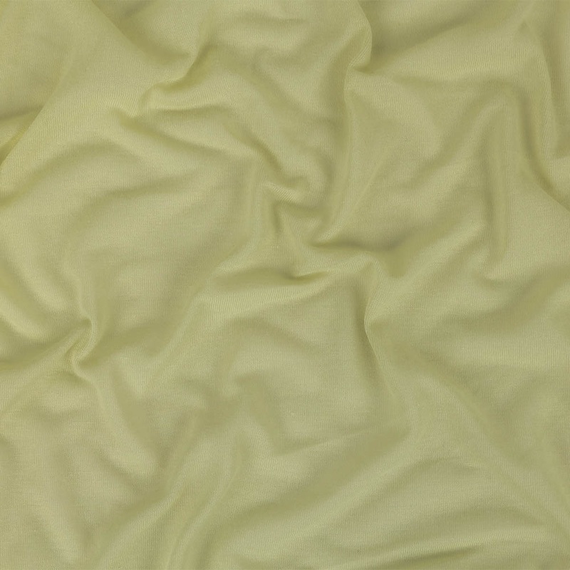 Light Lime Sheer Polyester Jersey