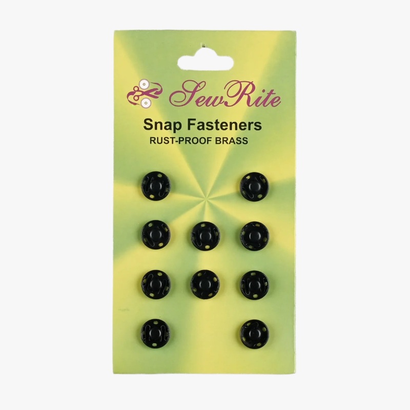 Press Studs – Size 2 Black