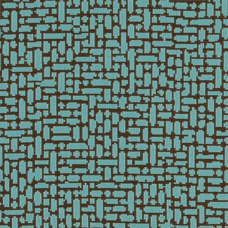 Remnant of Arc-Com Great Wall Caribbean Blue Upholstery Fabric Order Product 1