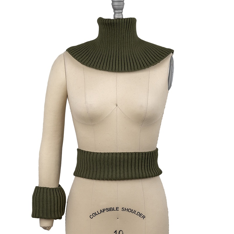 Alta Wren Chunky 2×2 Rib Knit Sweater Trim Bundle – 3pc