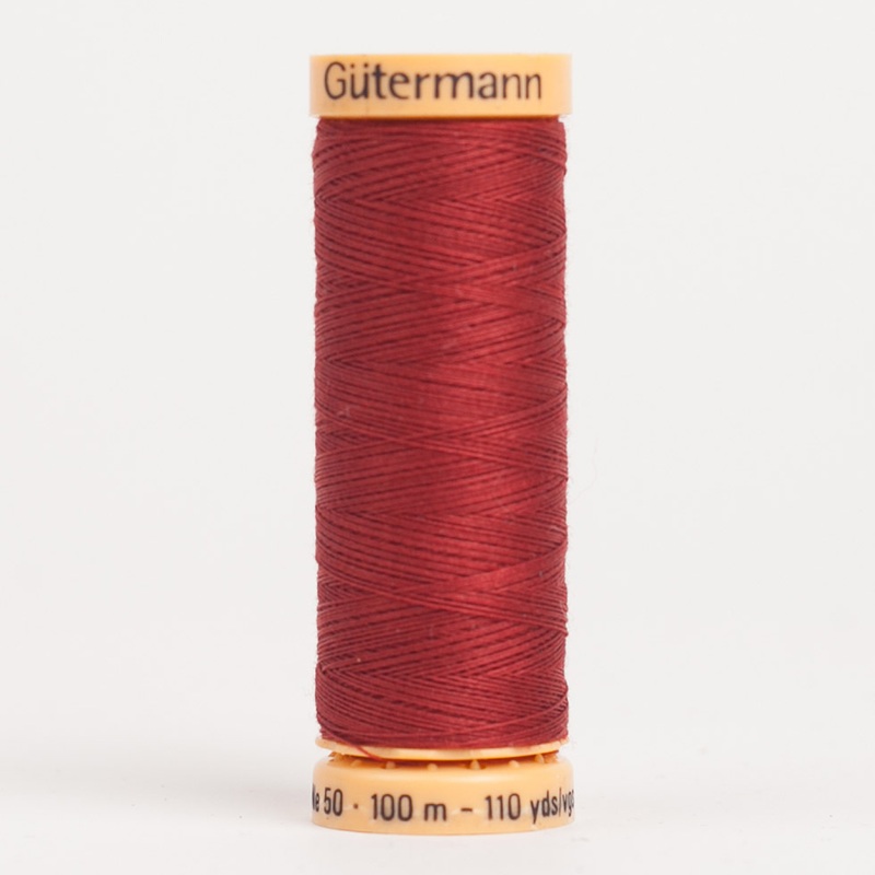 Gutermann Cotton Thread 100m – 4820 Dark Brick