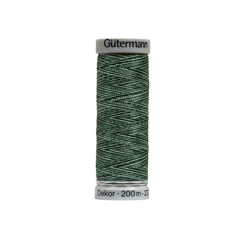 Gutermann Machine Embroidery Thread 200m – 9975 Varigated Foilage