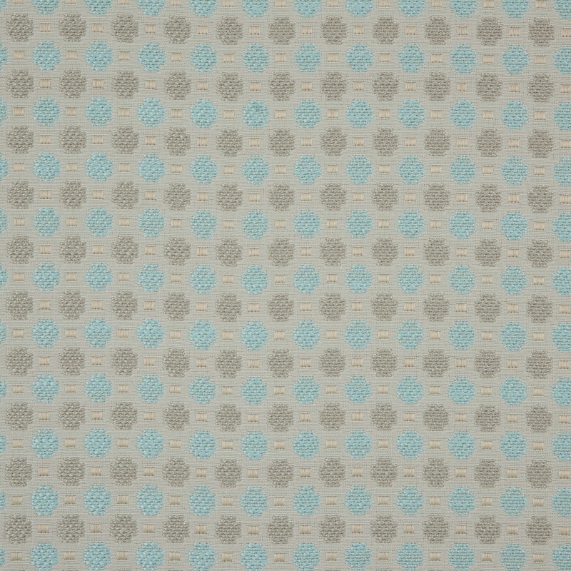 Horizon Geometric Poly-Cotton Woven