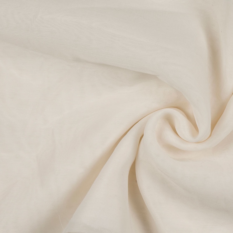 Off-White Solid Batiste