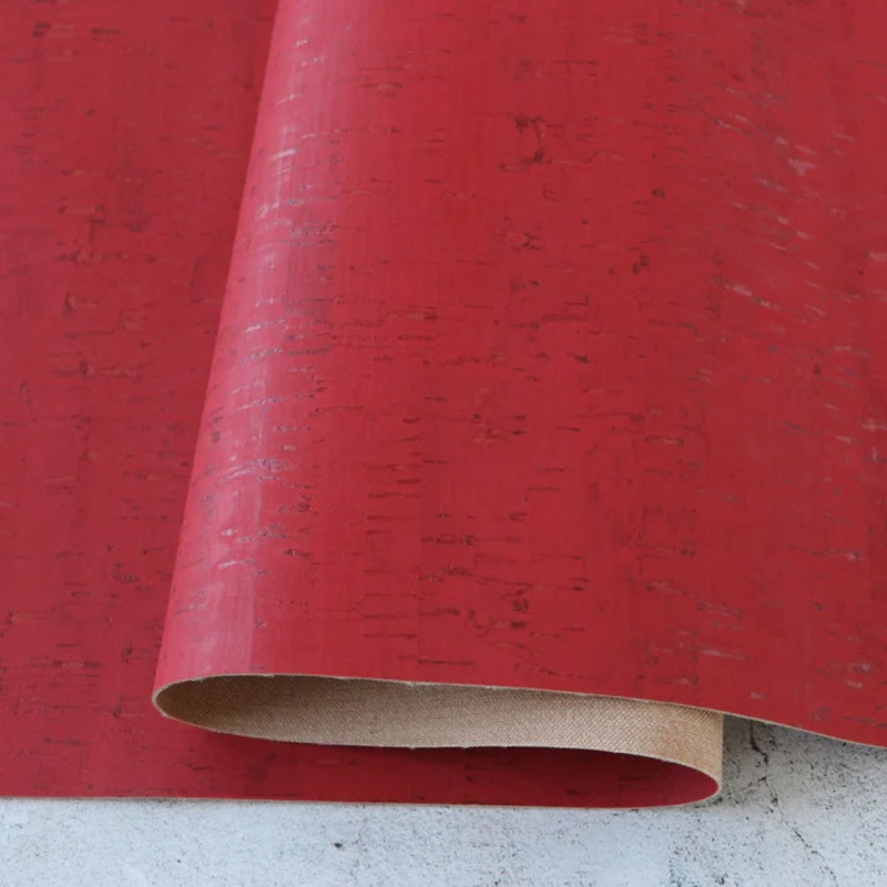 Precut Rustic Ruby Cork Fabric