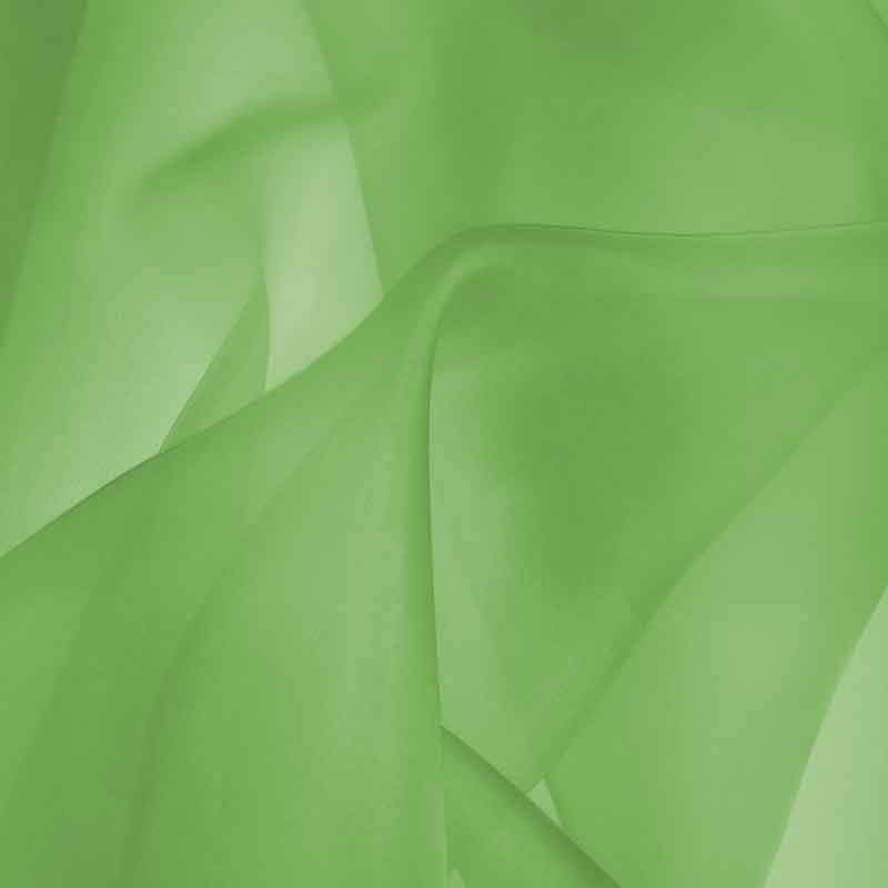 Silk Organza – Patina Green Fabric by the Yard